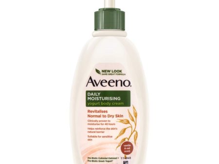 Aveeno Daily Moisturising Yogurt Body Cream Normal To Dry Skin 300ml Fashion