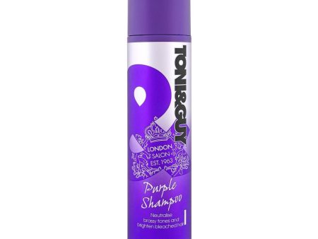 Toni & Guy Neutralise Brassy Tones And Bleached Hair Purple Shampoo 250ml For Cheap