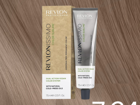 Revlon Professional Revlonissimo Color Sublime 7.24 Medium Iridescent Chestnut Blonde 75ml on Sale