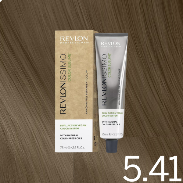 Revlon Professional Revlonissimo Color Sublime 5.41 Light Chestnut Ash Brown 75ml Cheap