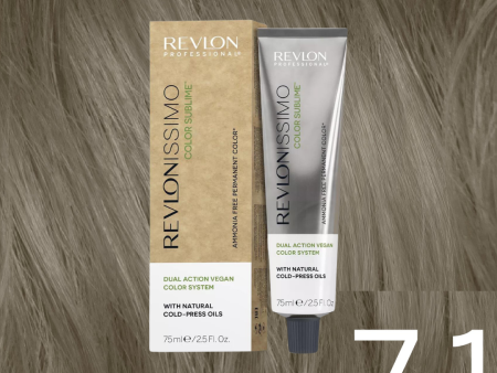 Revlon Professional Revlonissimo Color Sublime 7.1 Medium Ash Blonde 75ml Supply