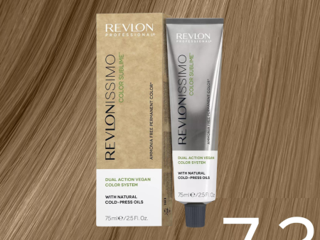 Revlon Professional Revlonissimo Color Sublime 7.3 Medium Golden Blonde 75ml Online Sale