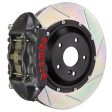 Brembo 04-10 5-Series (Excl. xDrive M5) Rr GTS BBK 4Pist Cast 345x28 2pc Rotor Slot Type1-Black HA Discount