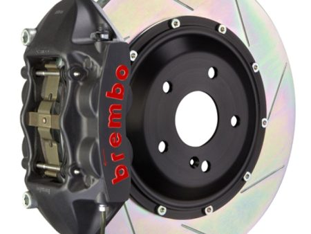 Brembo 04-10 5-Series (Excl. xDrive M5) Rr GTS BBK 4Pist Cast 345x28 2pc Rotor Slot Type1-Black HA Discount