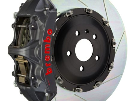 Brembo 05-07 Quattroporte Fr GTS BBK 6Pis Cast 380x34 2pc Rotor Slotted Type1-Black HA Cheap