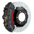 Brembo 04-21 WRX STI Front GTS BBK 6 Piston Cast 350x34 2pc Rotor Slotted Type3-Black HA Online Hot Sale