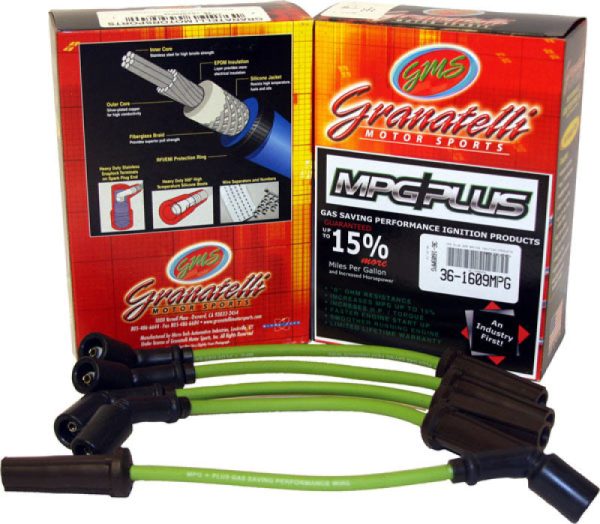 Granatelli 81-85 Ford Escort 4Cyl 1.9L MPG Plus Ignition Wires For Cheap