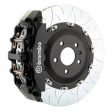 Brembo 05-11 A6 3.0T 4.2L Front GT BBK 6 Piston Cast 380x34 2pc Rotor Slotted Type-3-Black Sale