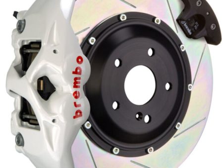 Brembo 06-09 997.1 GT3 Front GT BBK 6 Piston Cast 380x34 2pc Rotor Slotted Type3-White Hot on Sale