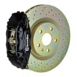 Brembo 02-07 Impreza WRX 08-14 WRX Front GT BBK 4 Piston Cast 326 x30 1pc Rotor Drilled-Black Fashion