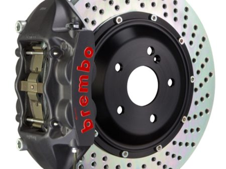 Brembo 06-12 325i Excl xDrive Fr GTS BBK 4Pis Cast 365x29 2pc Rotor Drilled-Black HA For Cheap