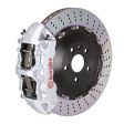 Brembo 03-16 Phantom Sedan Coupe Front GT BBK 6 Piston Cast 405x34 2pc Rotor Drilled-Silver Sale