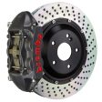 Brembo 03-16 Phantom Sedan Coupe Rear GTS BBK 4 Piston Cast 380x28 2pc Rotor Drilled-Black HA Online Sale