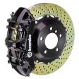 Brembo 03-07 H2 Rear GT BBK 4 Piston Cast 2pc 380x32 2pc Rotor Drilled-Black For Cheap