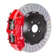 Brembo 03-16 Phantom Sedan Coupe Drophead Coupe F GT BBK 6 Piston Cast 405x34 2pc Rotor Drilled-Red Discount