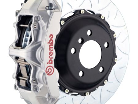 Brembo 03-07 H2 Rear GT BBK 4 Piston Cast 2pc 380x32 2pc Rotor Slotted Type-3-Silver Discount