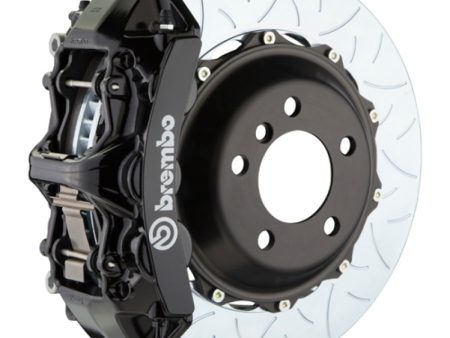 Brembo 03-07 H2 Rear GT BBK 4 Piston Cast 2pc 380x32 2pc Rotor Slotted Type-3-Black For Sale