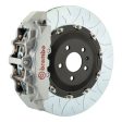 Brembo 05-11 A6 3.0T 4.2L Front GT BBK 6 Piston Cast 380x34 2pc Rotor Slotted Type-3-Silver Online Hot Sale