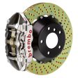 Brembo 02-07 Coupe Spyder 04-07 GranSport Rr GTR BBK 4 Pist Billet 380x28 2pc Rotor Drilled- Nickel on Sale