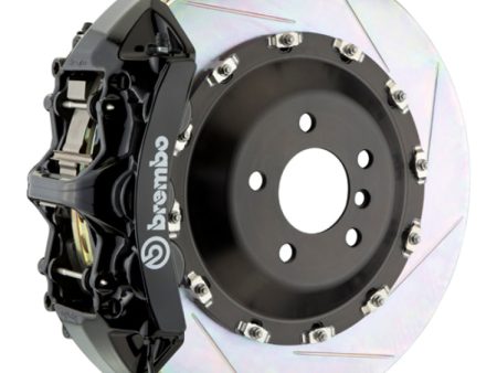 Brembo 05-13 Range Rover Sport Front GT BBK 6 Piston Cast 405x34 2pc Rotor Slotted Type1-Black For Cheap