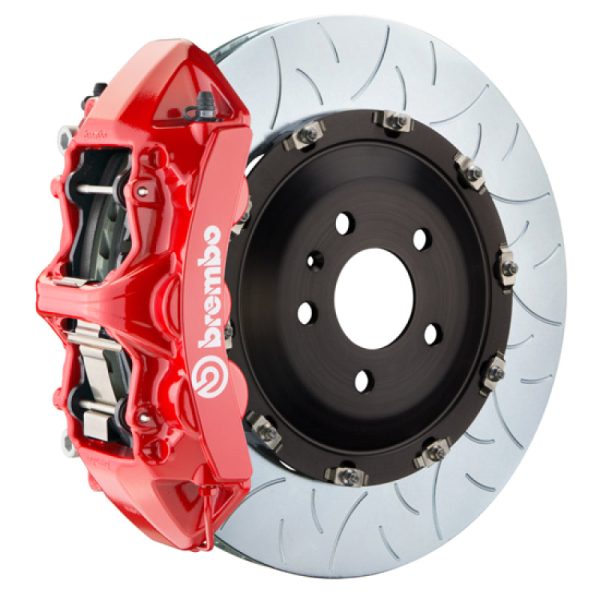 Brembo 03-16 Phantom Sedan Coupe Front GT BBK 6 Piston Cast 405x34 2pc Rotor Slotted Type3-Red Online now