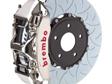 Brembo 04-21 WRX STI Front GTR BBK 6 Piston Billet 350x34 2pc Rotor Slotted Type3- Nickel Supply