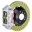 Brembo 04-11 612 Scaglietti Rear GT BBK 4 Piston Cast 380x28 2pc Rotor Drilled-Silver Hot on Sale