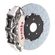 Brembo 02-05 7-Series (Thru 3 5 Prod) Fr GTR BBK 6Pis Billet 380x34 2pc Rtr Slot Type3-Nickel For Sale