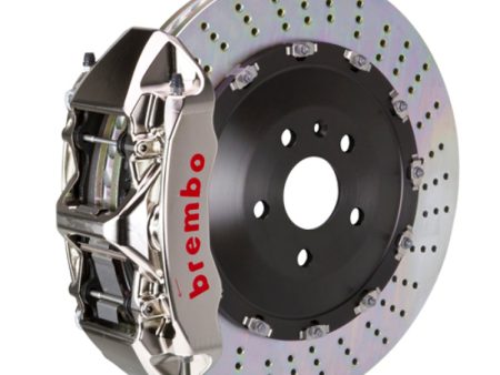 Brembo 03-16 Phantom Sedan Coupe Front GTR BBK 6 Piston Billet 405x34 2pc Rotor Drilled- Nickel For Discount