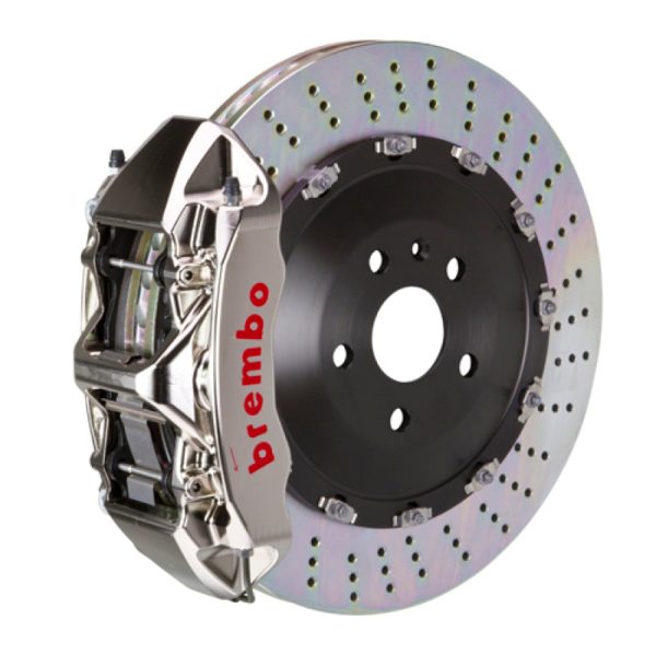 Brembo 03-16 Phantom Sedan Coupe Front GTR BBK 6 Piston Billet 405x34 2pc Rotor Drilled- Nickel For Discount