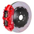 Brembo 03-09 Range Rover Front GT BBK 6 Piston Cast 405x34 2pc Rotor Slotted Type-1-Red on Sale