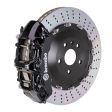 Brembo 03-08 SL55 AMG Front GT BBK 6 Piston Cast 405x34 2pc Rotor Drilled-Black Sale