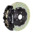 Brembo 05-11 A6 3.2L Front GT BBK 6 Piston Cast 380x34 2pc Rotor Drilled-Black Online Sale